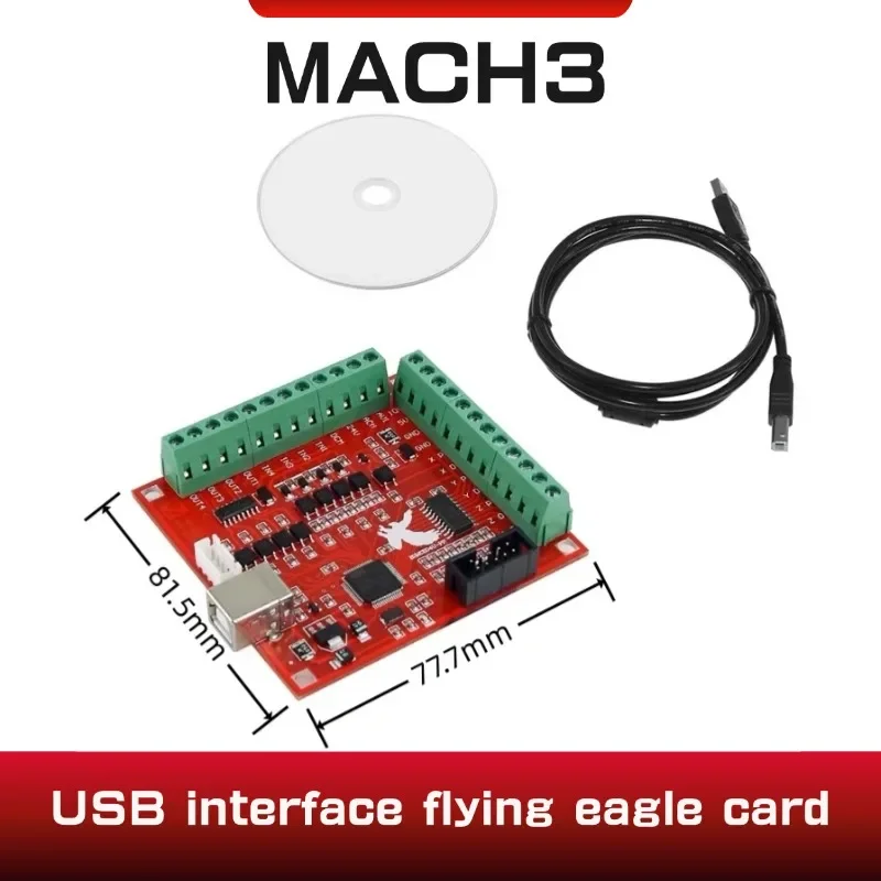 Mach3 Usb Cnc Controller 4 Axis 100Khz - 1 unidad de placa de conexión