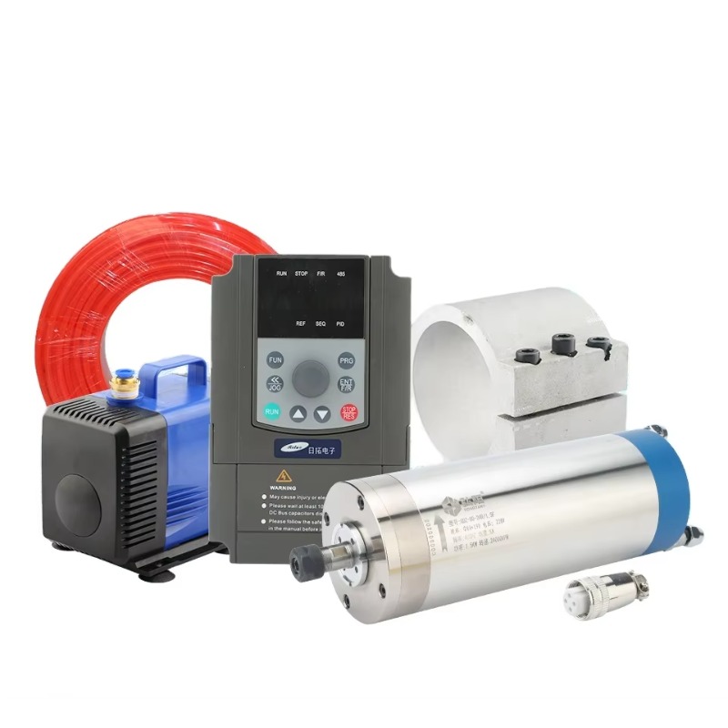 2.2Kw Water Cooled Spindle Kit Vfd - Motor de husillo de fresado refrigerado