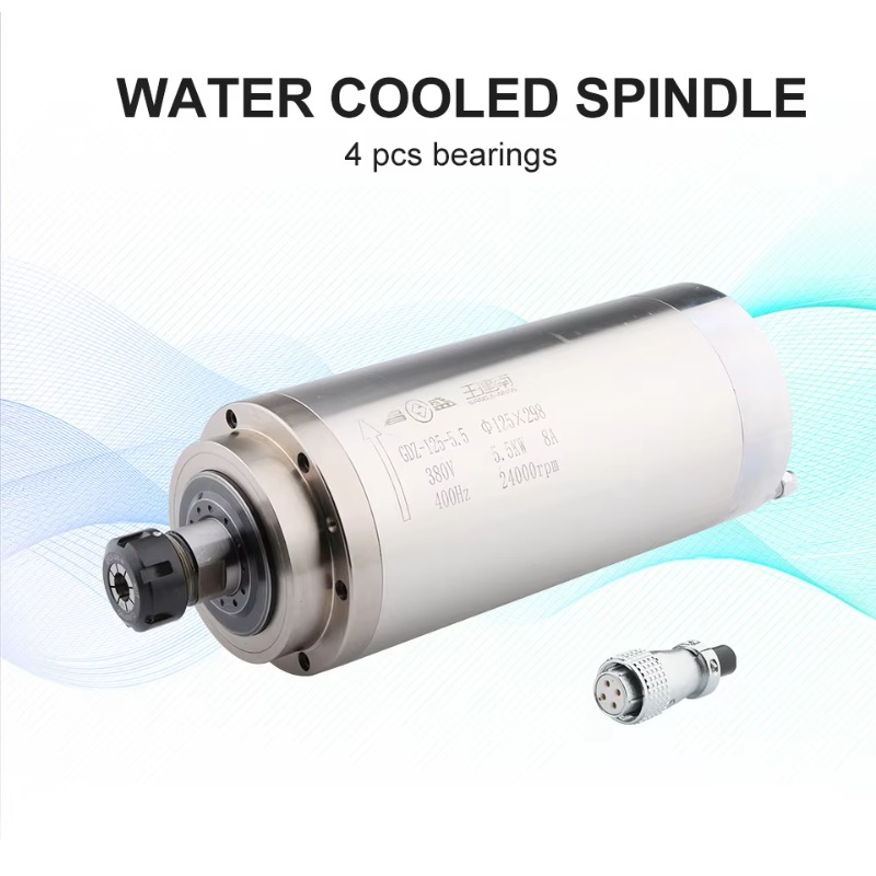 Motor de husillo de fresado re - 2.2Kw Water Cooled Spindle Kit Vfd reseña y precio