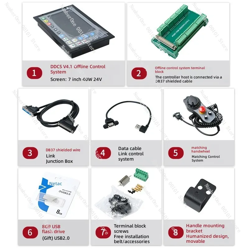 Controlador CNC DDCS V4.1 V3.1 - Ddcs V4.1 4 Axis Cnc Offline Controller reseña y precio