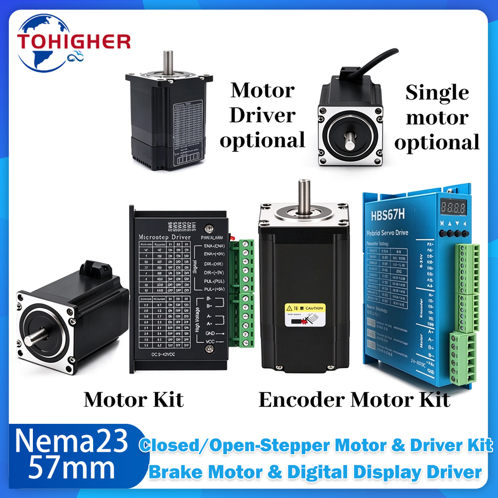 Kit de motor paso a paso Nema2 - Nema 23 Closed Loop Stepper Motor Driver Kit reseña y precio