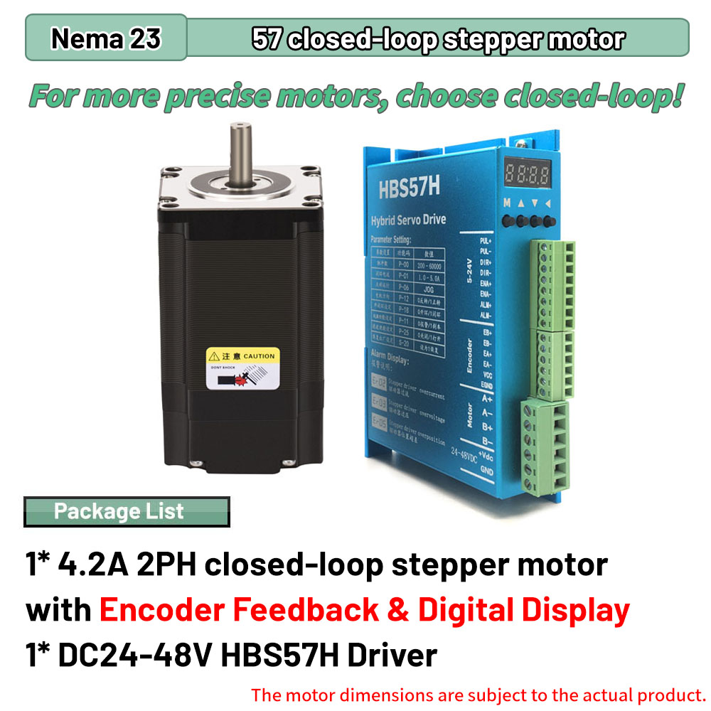 Kit de motor paso a paso Nema2 - Nema 23 Closed Loop Stepper Motor Driver Kit reseña y precio